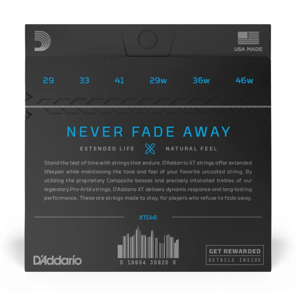 D'Addario XT Classical Guitar Hard Tension String Set - Image 3