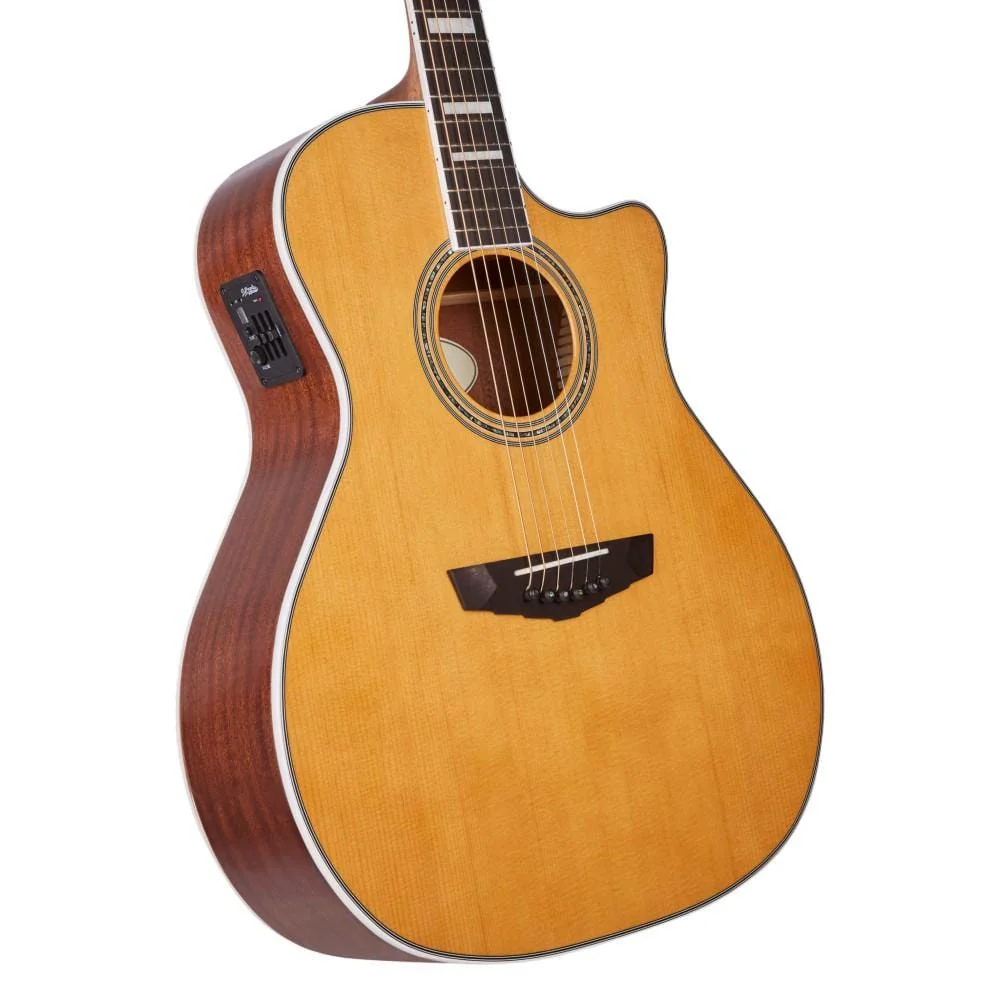 D'Angelico DAPG200TBCBAPS Premier Gramercy Electro Acoustic Guitar - Image 8