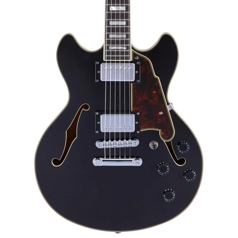 D'Angelico Premier Mini DC Semi-Hollow 6 String Electric Guitar - Image 2