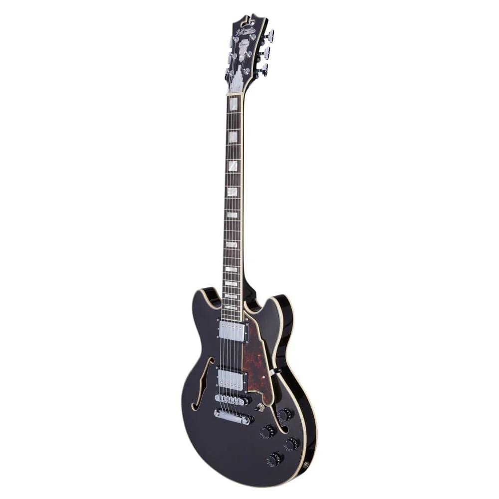 D'Angelico Premier Mini DC Semi-Hollow 6 String Electric Guitar - Image 4