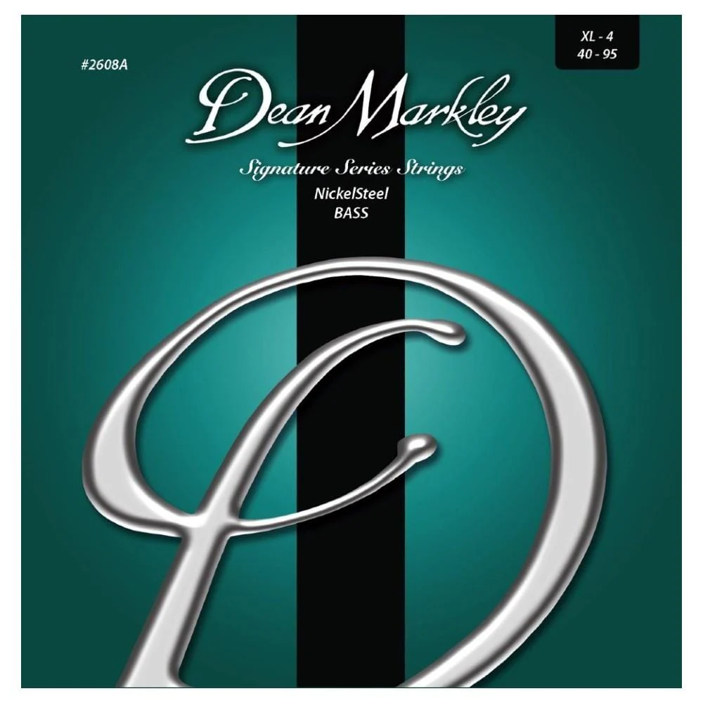 Dean Markley 2608A Signature Series Bass Guitar Strings- Extra Light 4-Strings - 40-95