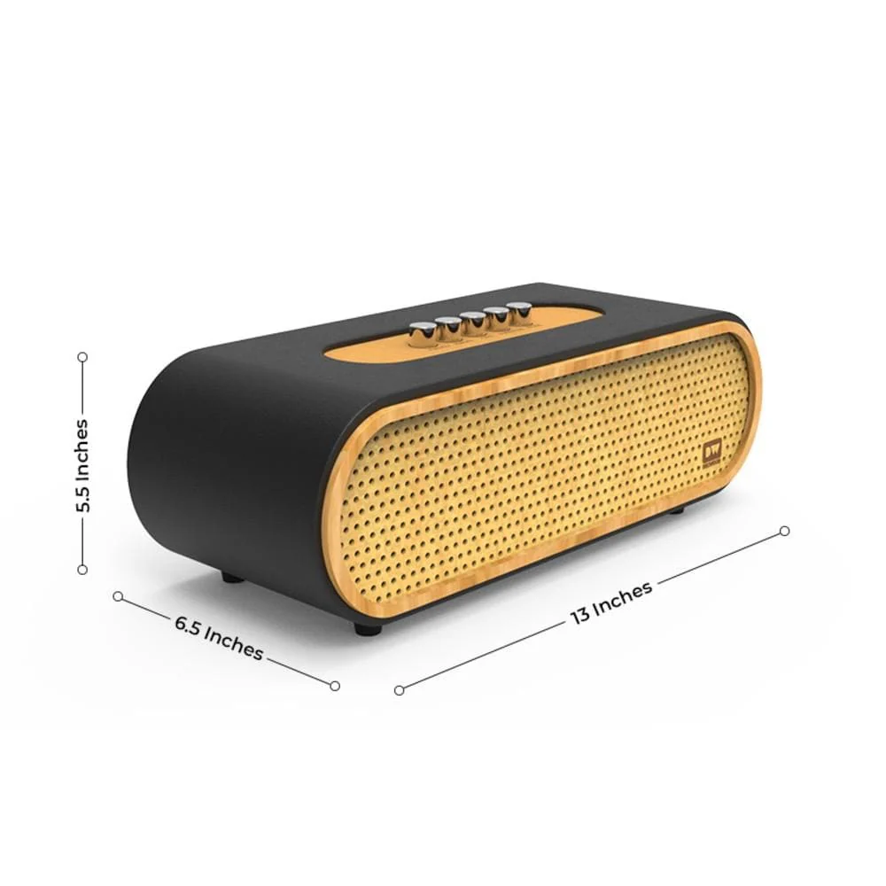 Deciwood Curved Wooden Bluetooth Speaker - Image 6