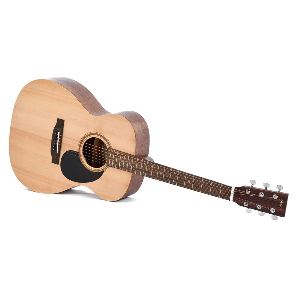 Ditson 000-10 6 String Acoustic Guitar - Natural - Image 2