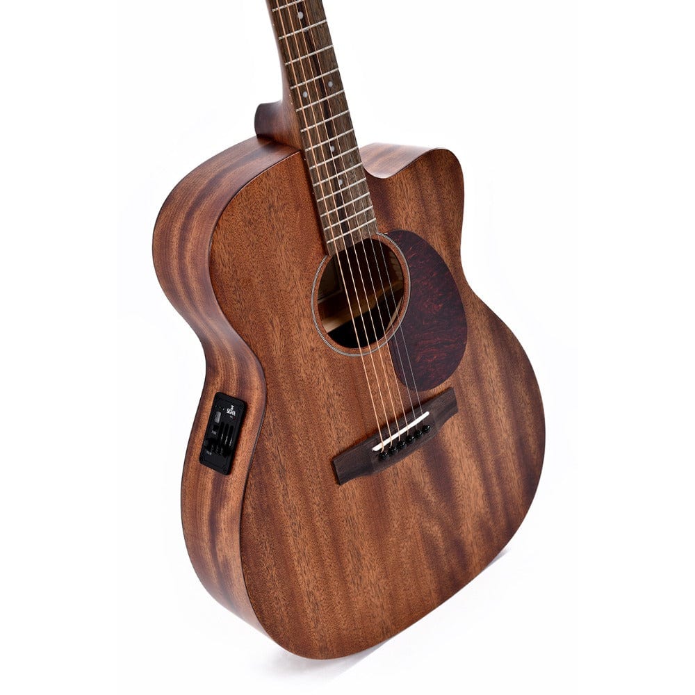 Ditson 000C-15E 6 String Electro Acoustic Guitar - Natural - Image 5