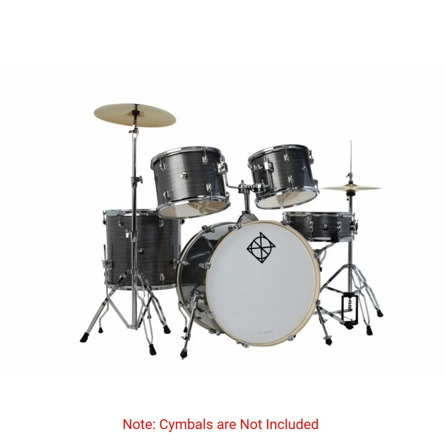 Dixon Drums Spark Standard Series 5 Piece Acoustic Drum Kit with Hardware - Image 4