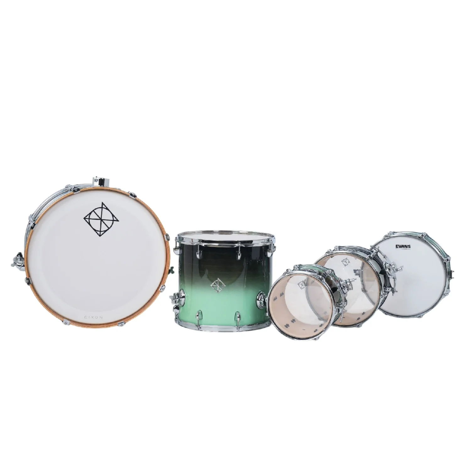 Dixon Fuse 5 Piece Maple Gloss Acoustic Drum Kit - Image 2