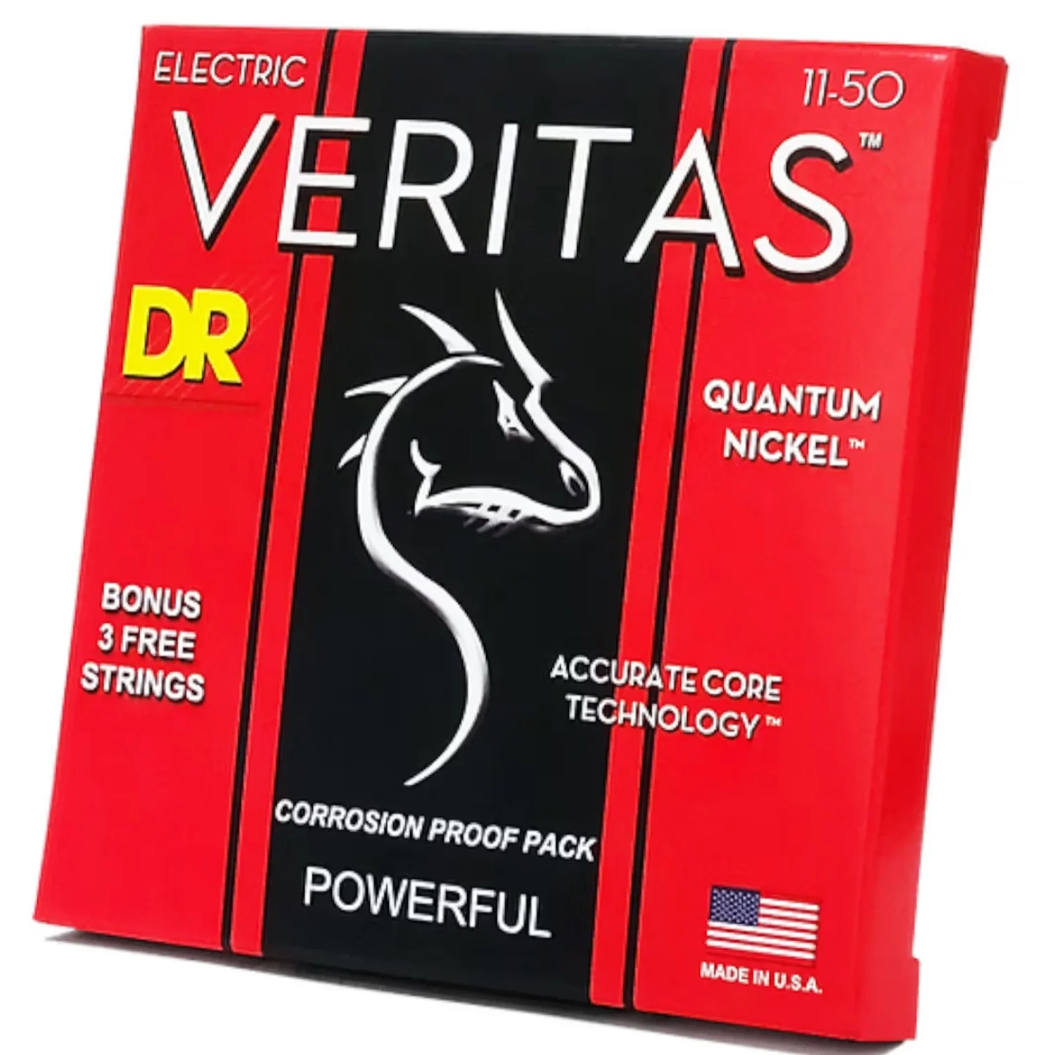 DR String VTE-11 Veritas Heavy Electric Guitar Strings Set - .011-.050 - Image 2