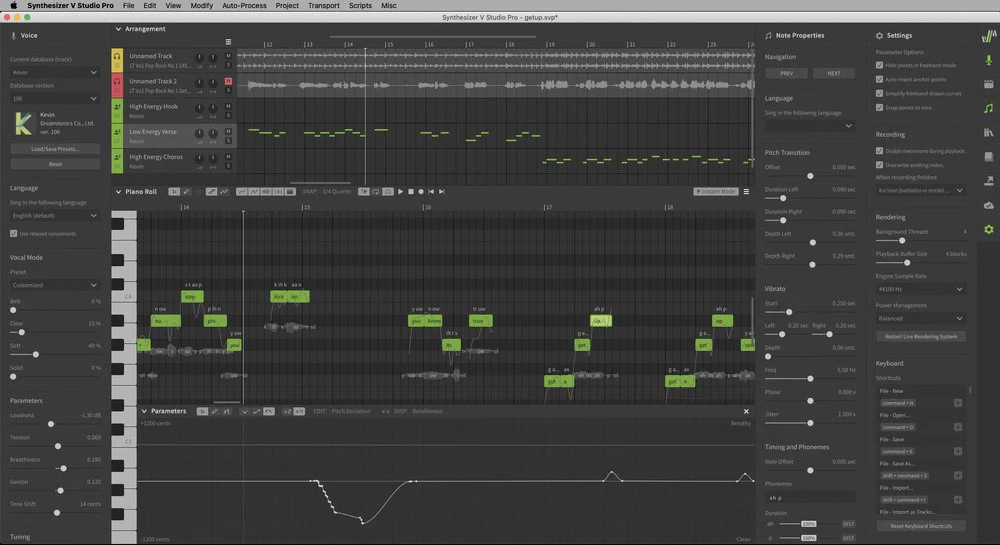 Dreamtonics Synthesizer V Pro Eng Bdl 3 Voices – Professional Audio Software & Plugin