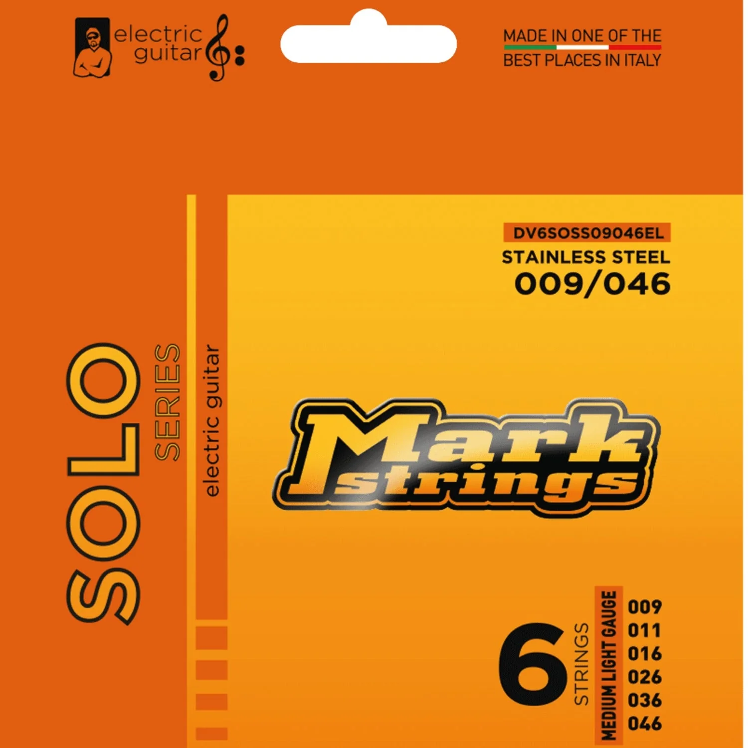 DV Mark Solo Series Stainless Steel Medium Light Gauge Electric Guitar String Set - Image 2