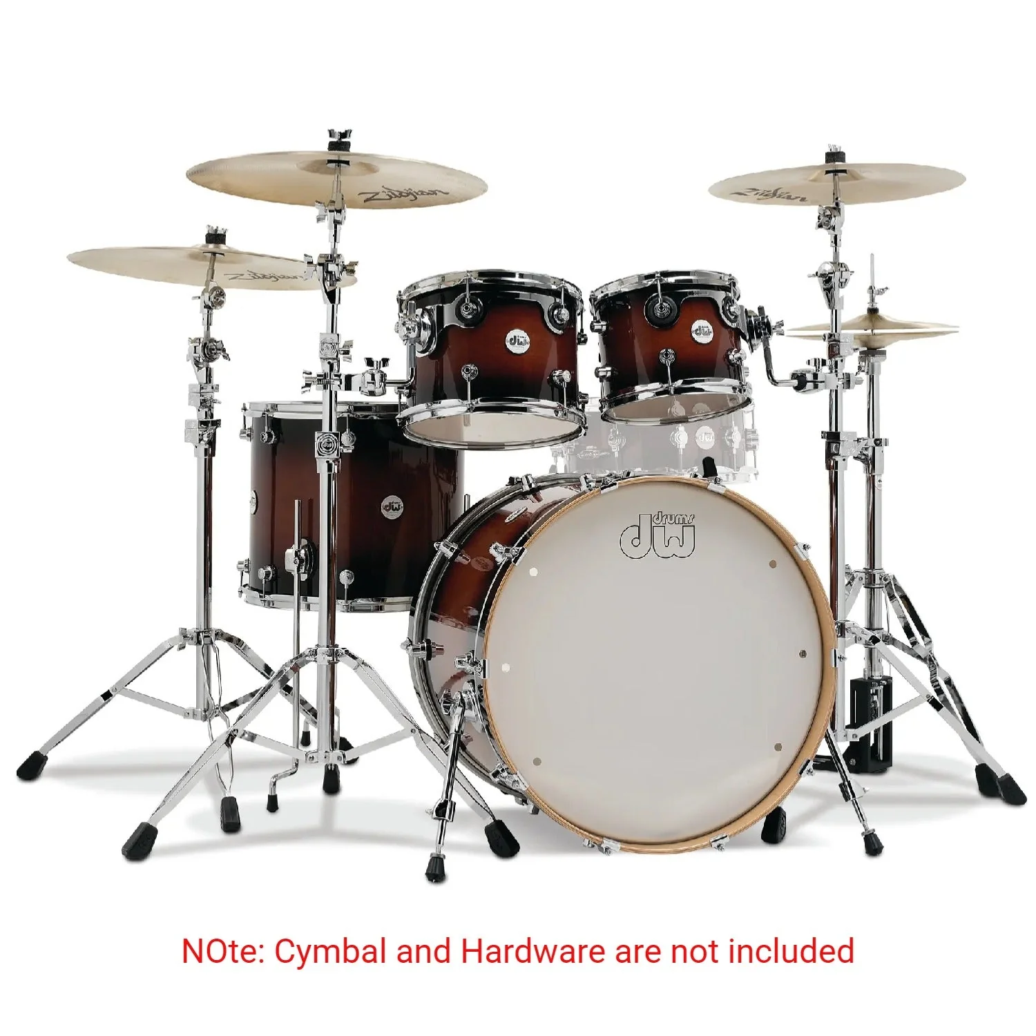 Dw Drum Workshop DDLG 2214 Design 4-Piece Acoustic Drum Kit - Image 13