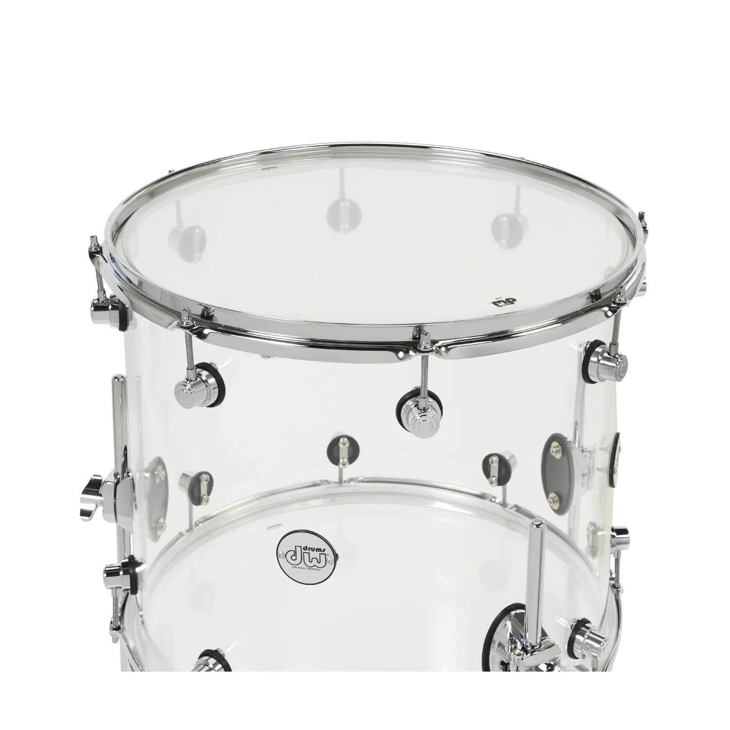 Dw Drum Workshop Design Series Acrylic 4-Piece Shell Pack Acoustic Drum Kits - Image 8