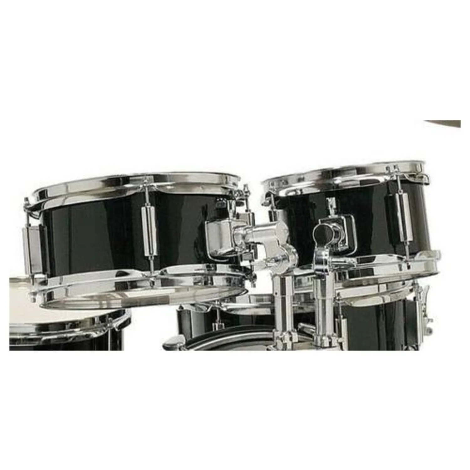 Dw Drum Workshop PDJR18KTCB PDP 5-Piece Player Junior Acoustic Drum Set- Piano Black - Image 2