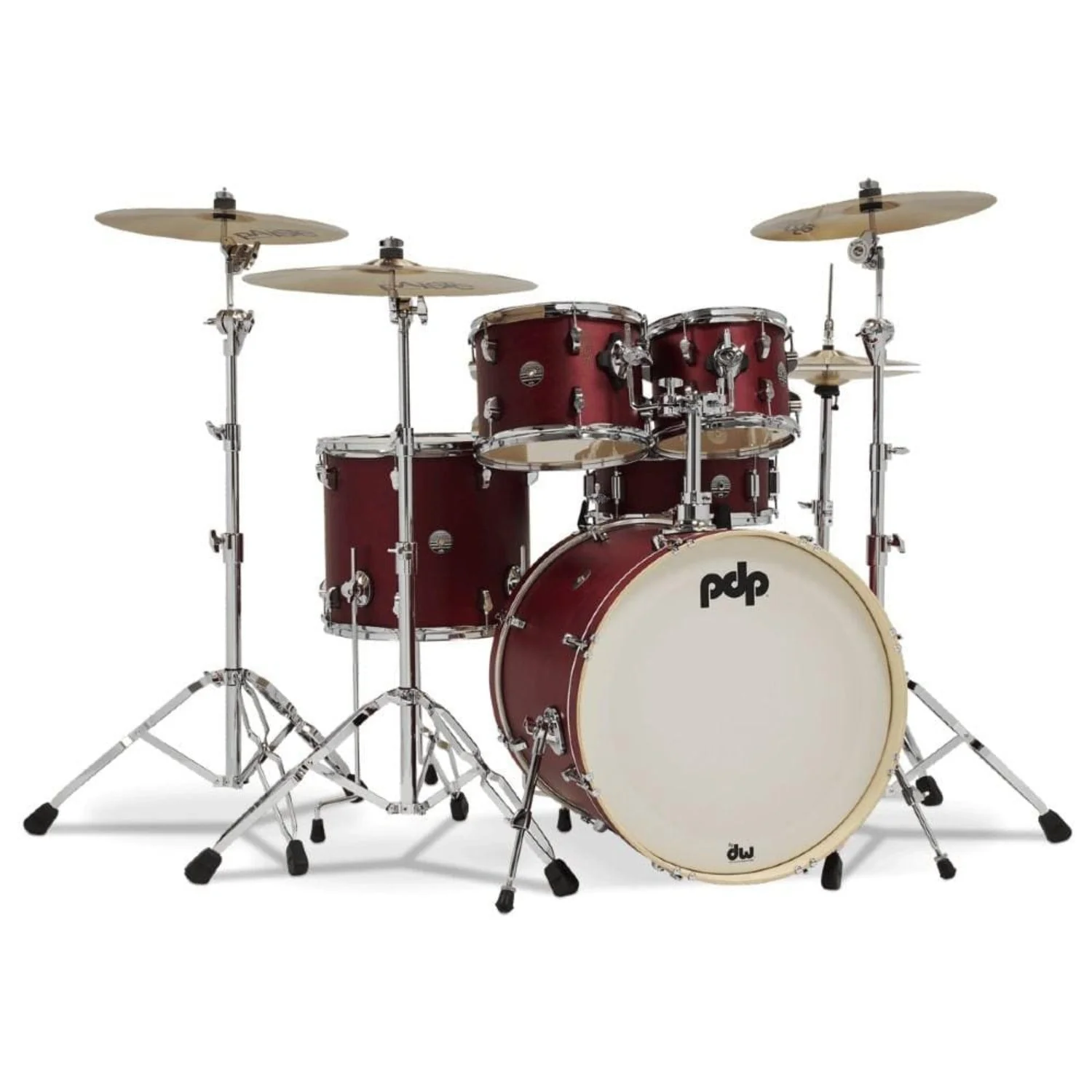 Dw Drum Workshop PDP Spectrum Series 22BD 5-Peice Shell Pack Acoustic Drum Set - Image 15