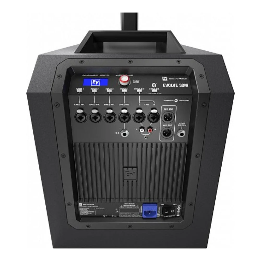 Electro-Voice Evolve 30M Portable Powered Column Bluetooth Loudspeaker System - Black - Image 8