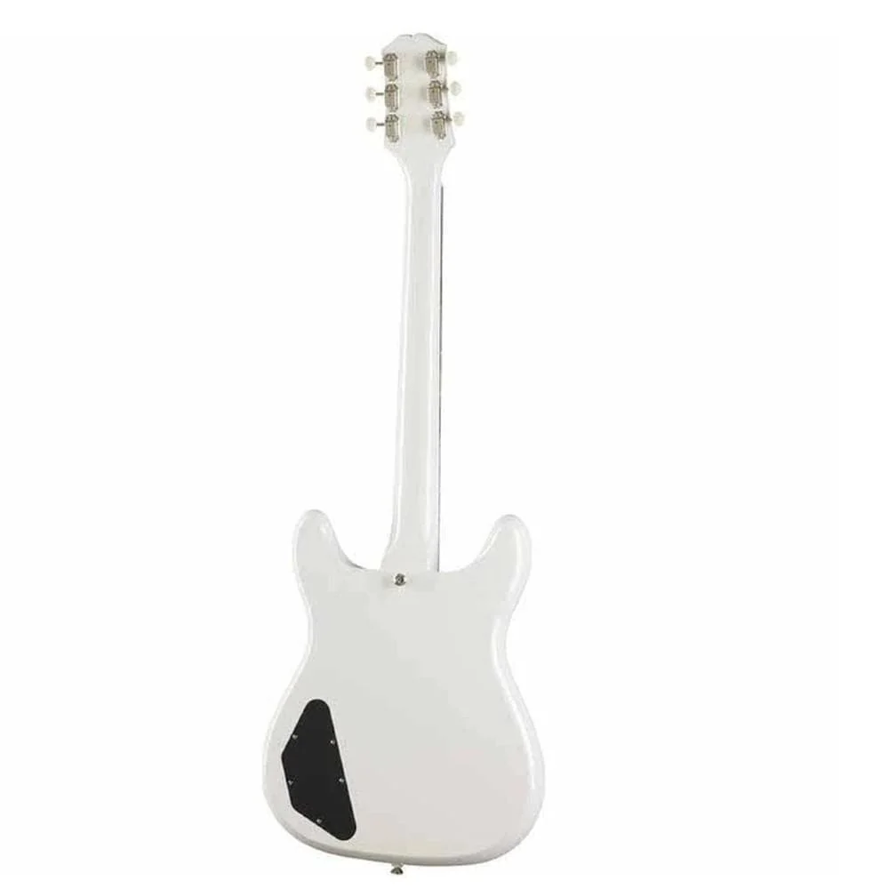 Epiphone Crestwood Tremotone Custom 6 String Electric Guitar - Polaris White - Image 4