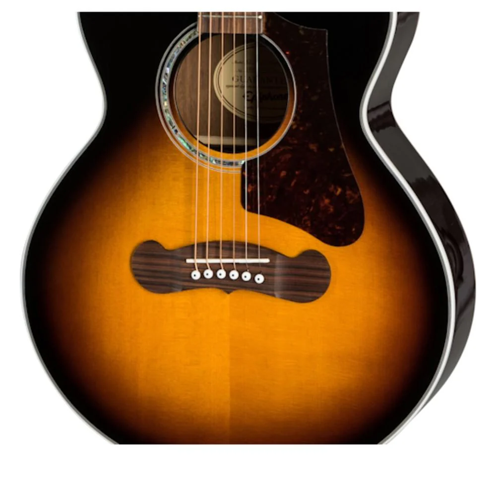 Epiphone J-200 EC Studio Parlor Electro Acoustic Guitar - Image 4