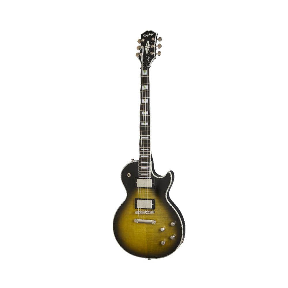 Epiphone Les Paul Prophecy 6 String Electric Guitar - Olive Tiger Aged Gloss