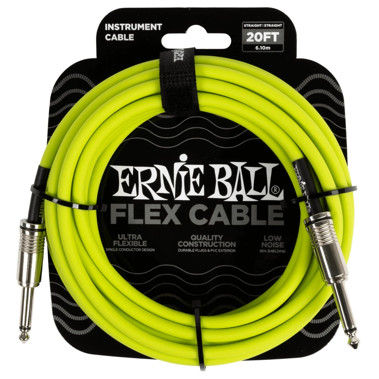 Ernie Ball 20ft Flex Straight Instrument Cable - Image 6