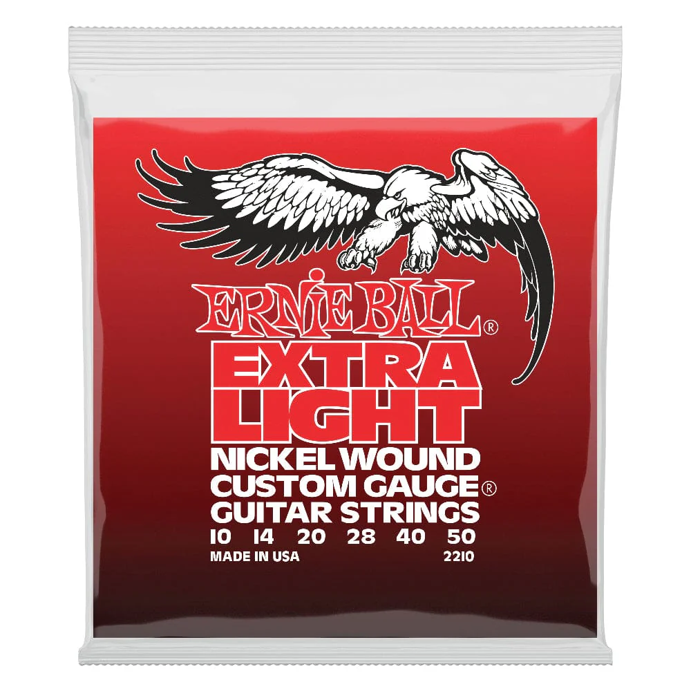 Ernie Ball 2210 Nickel Wound Extra Light 10-50 Electric Guitar String Set