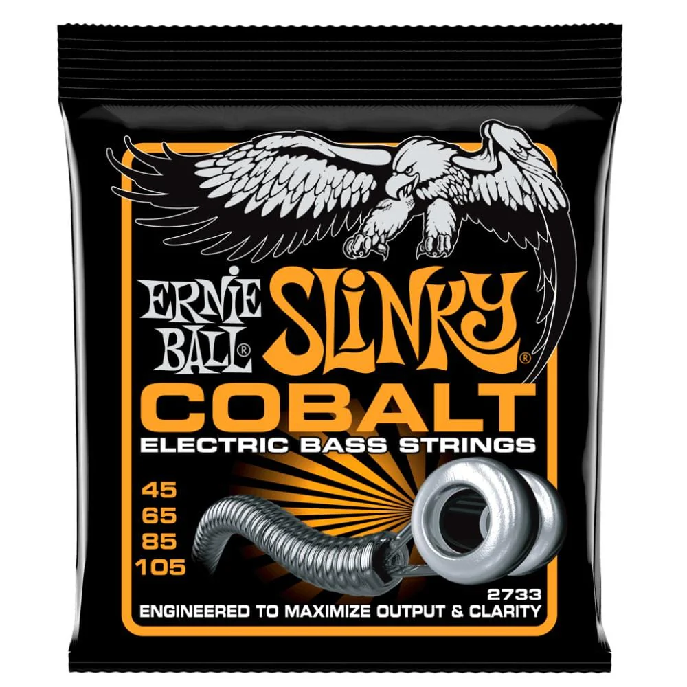 Ernie Ball 2733 Hybrid Slinky Cobalt Electric Bass Strings 45-105