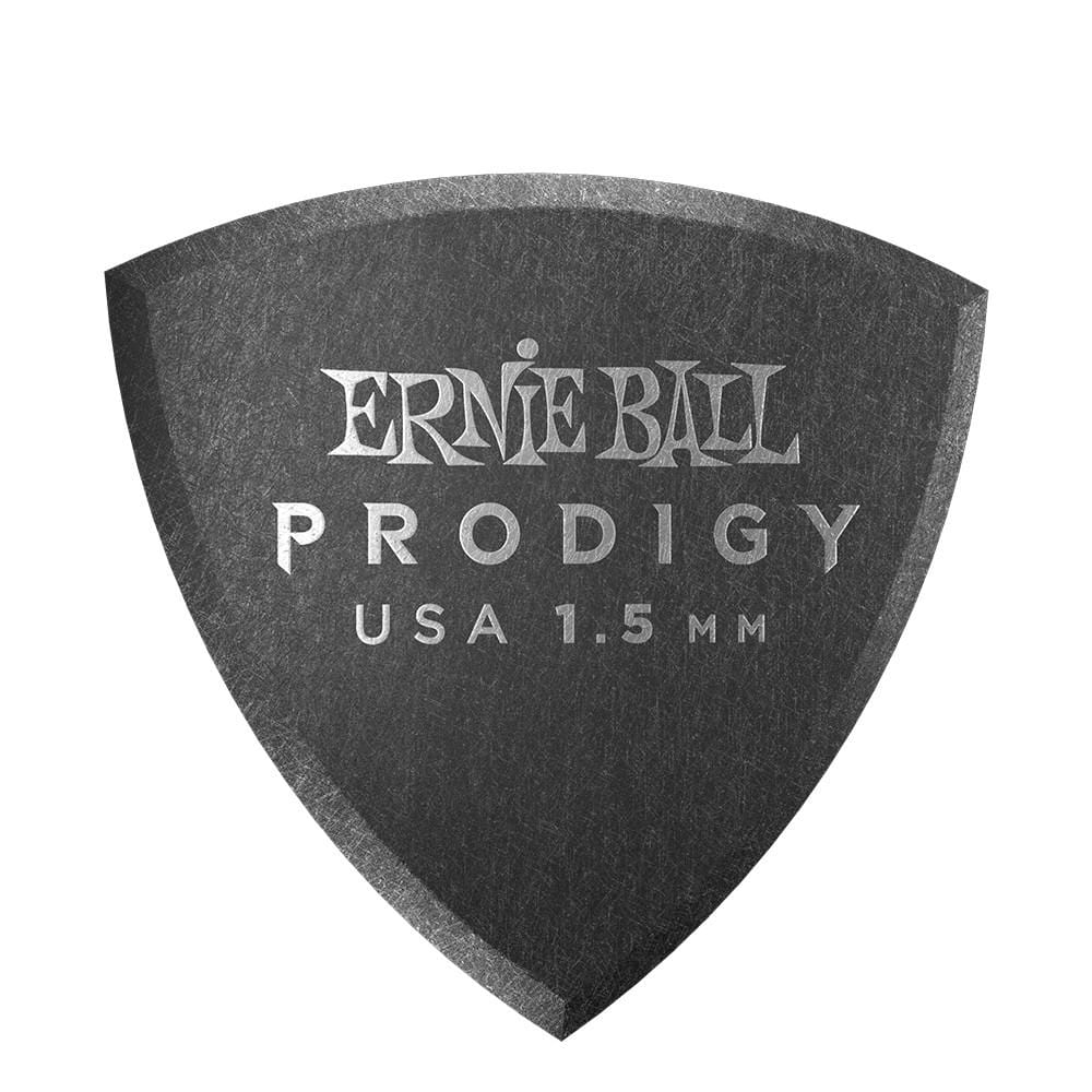 Ernie Ball 9331 Sheild Prodigy Guitar Picks - Pack of 6 - 1.5mm Black