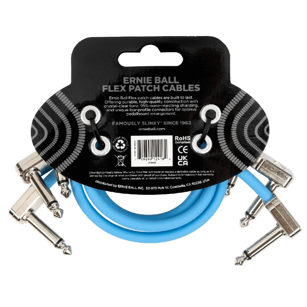 Ernie Ball Flex Patch Cable - Pack of 3 - Image 18