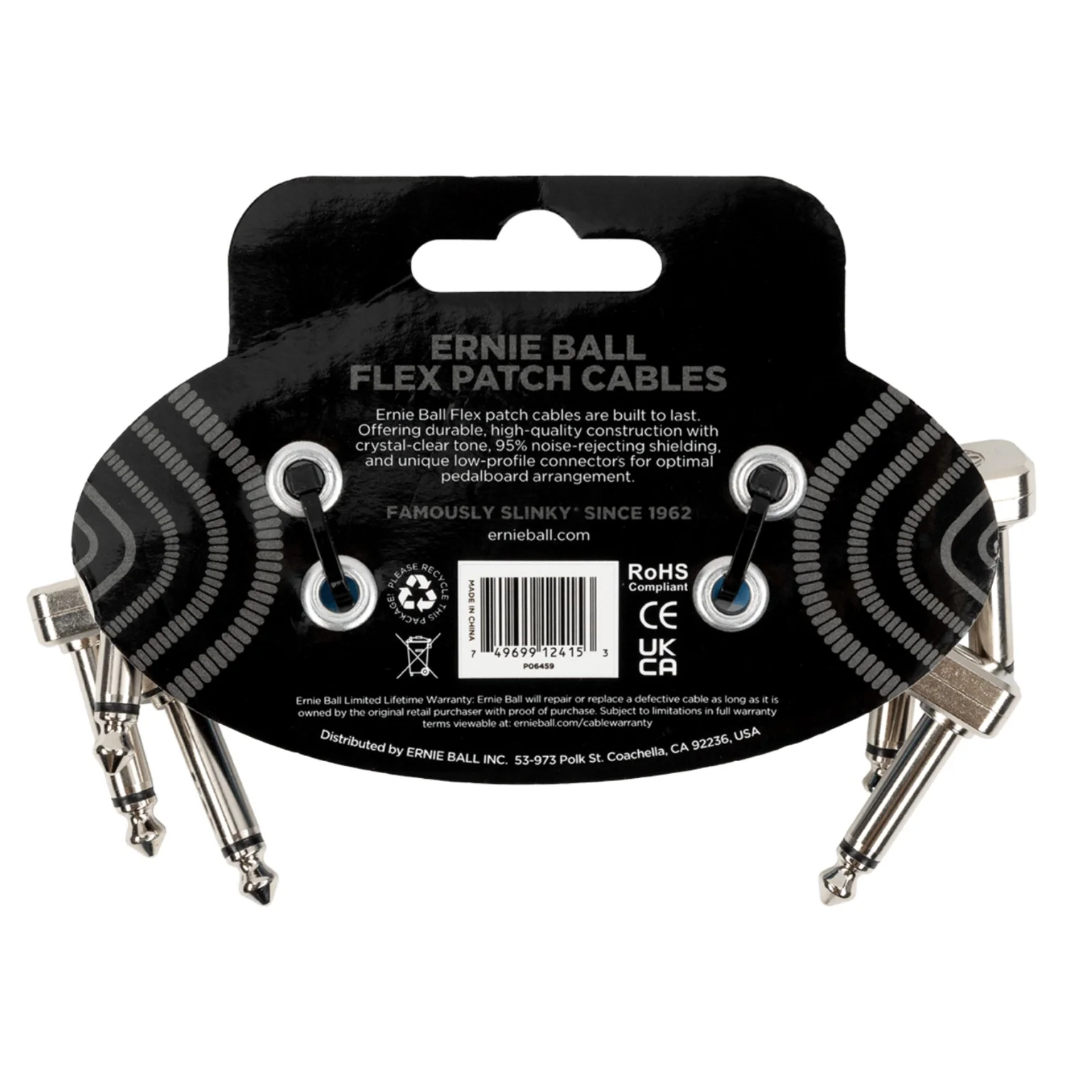 Ernie Ball Flex Patch Cable - Pack of 3 - Image 20