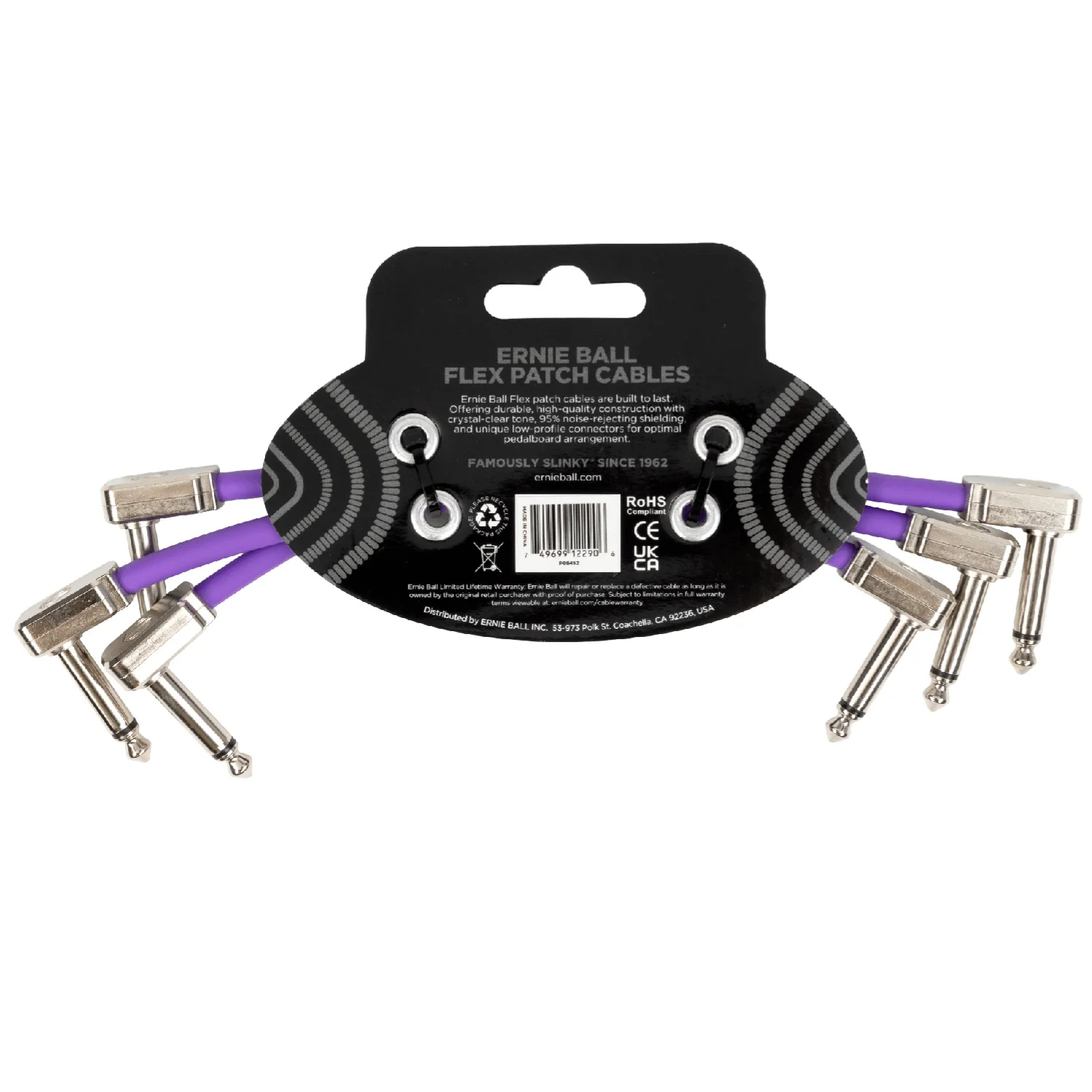 Ernie Ball Flex Patch Cable - Pack of 3 - Image 22