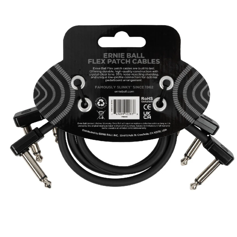 Ernie Ball Flex Patch Cable - Pack of 3 - Image 6