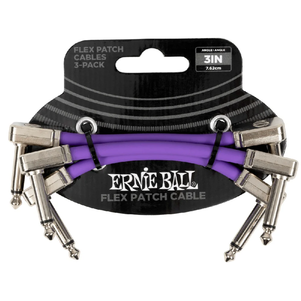 Ernie Ball Flex Patch Cable - Pack of 3 - Image 9