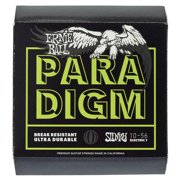 Ernie Ball Paradigm Regular Slinky 7 String Electric Guitar Strings - 10-56