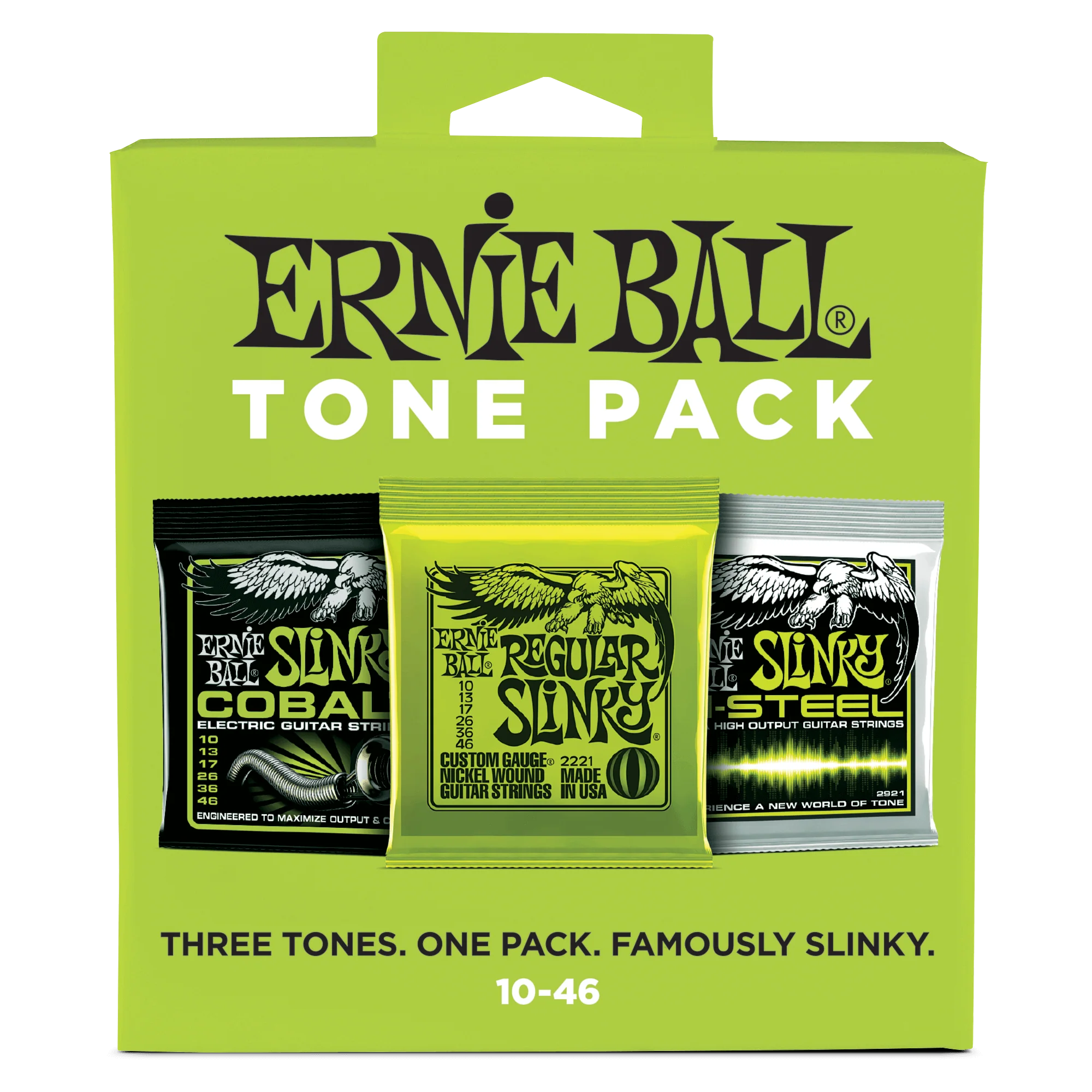 Ernie Ball Regular Slinky Electric Tone Pack (10- 46 Gauge)