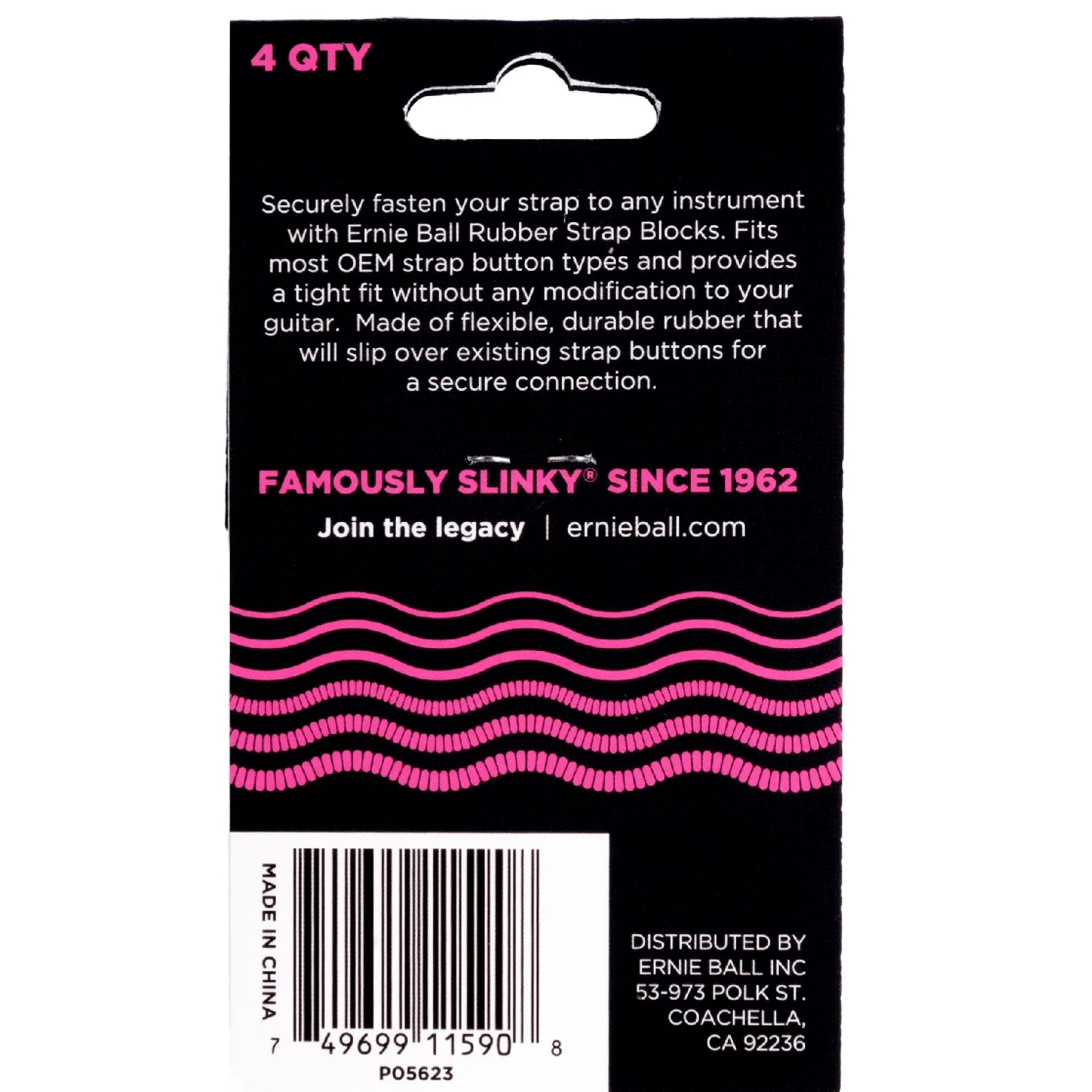 Ernie Ball Strap Blocks - 4 Pack - Image 12