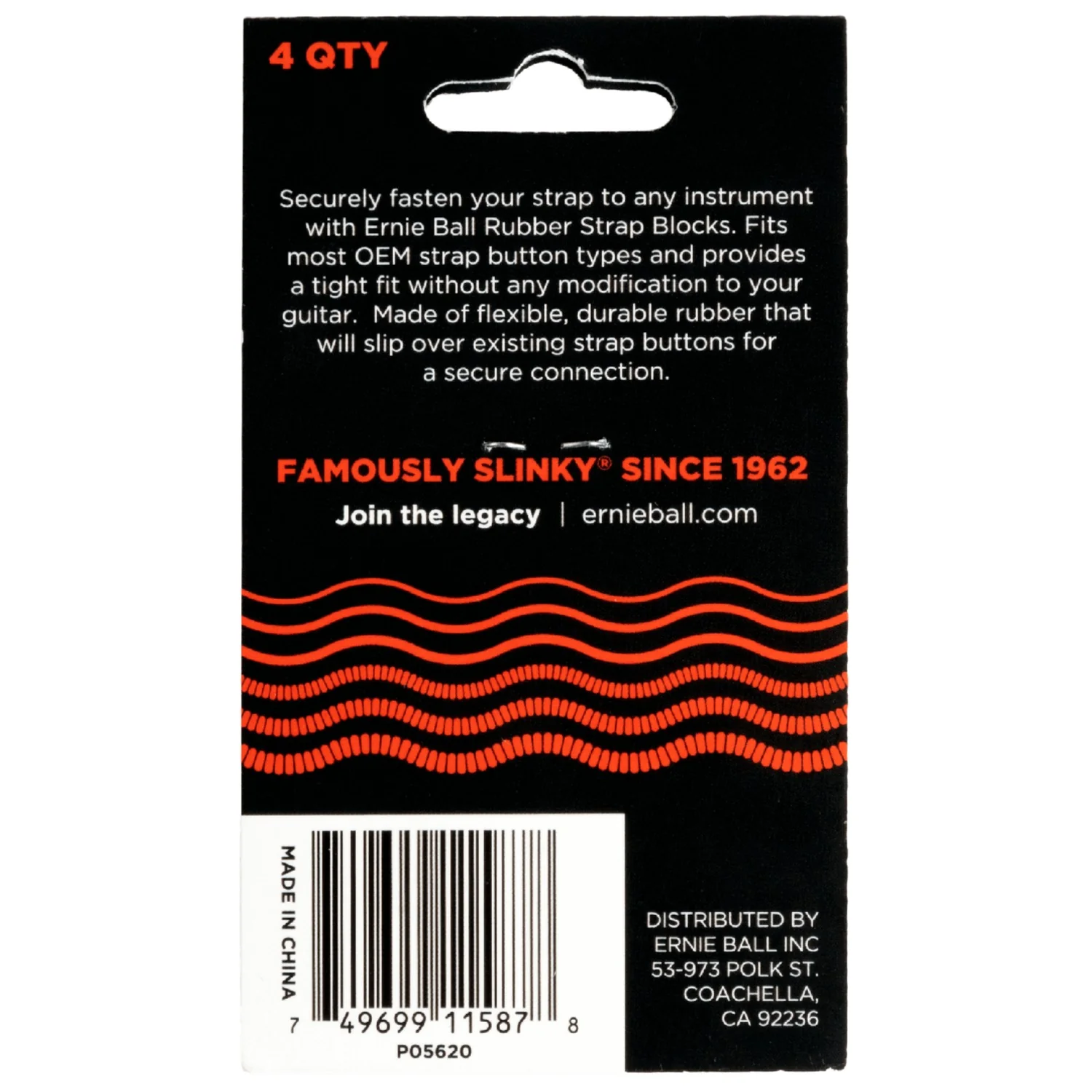 Ernie Ball Strap Blocks - 4 Pack - Image 6