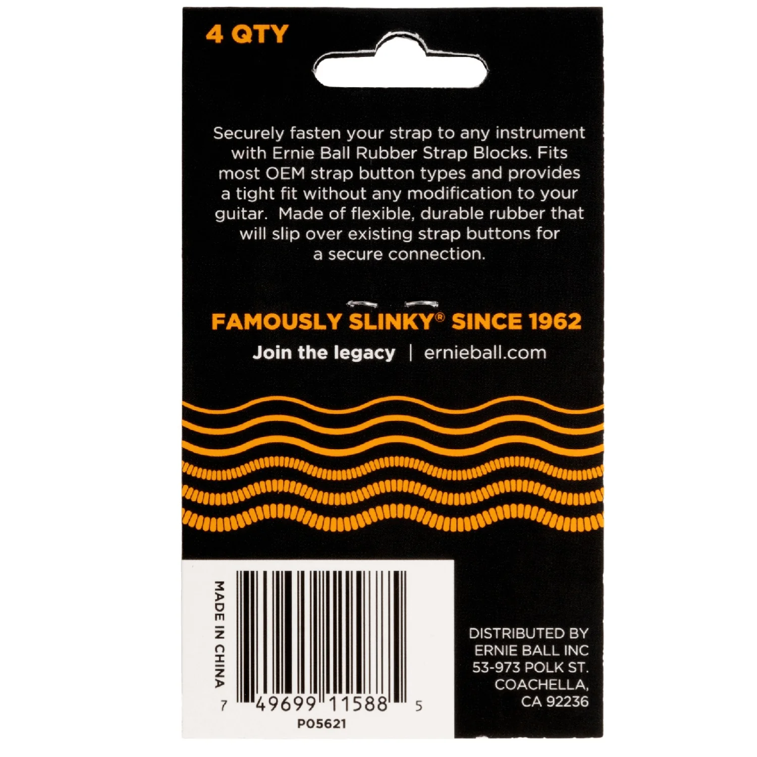 Ernie Ball Strap Blocks - 4 Pack - Image 8