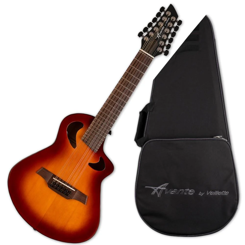 ESP Avante Gryphon AG12 12 String Electro Acoustic Guitar With Bag - Image 7