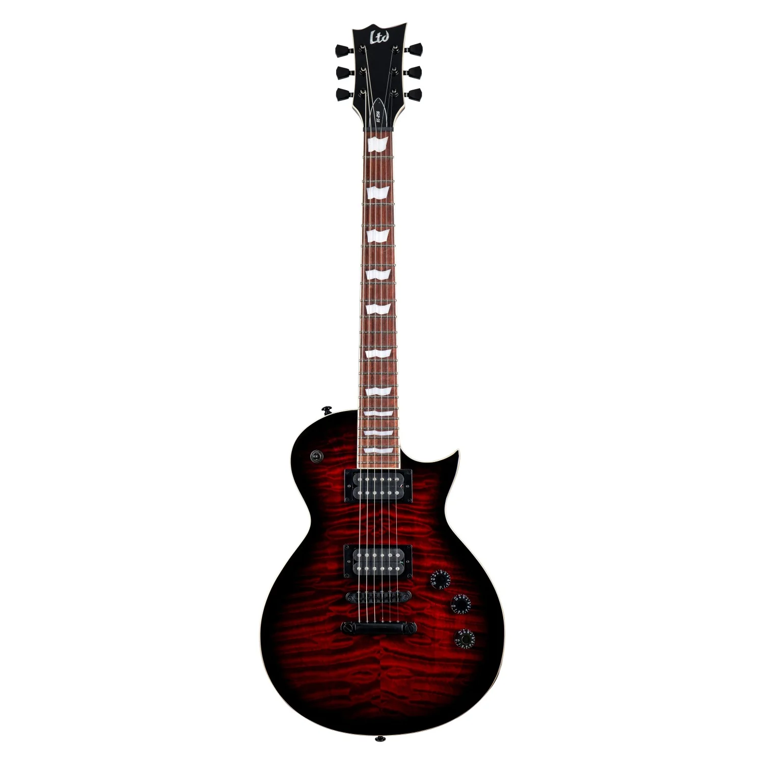 ESP LTD EC-256 Quilted Maple 6 String Electric Guitar