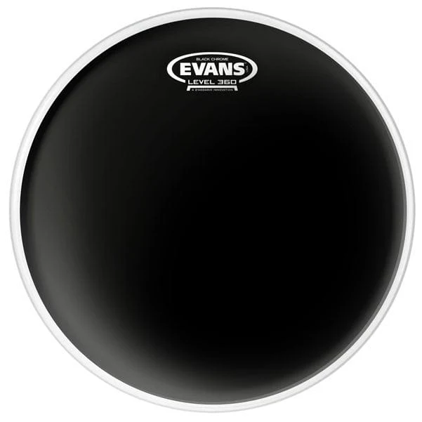 Evans TT10CHR 10" Black Chrome Drum Head - Open Box