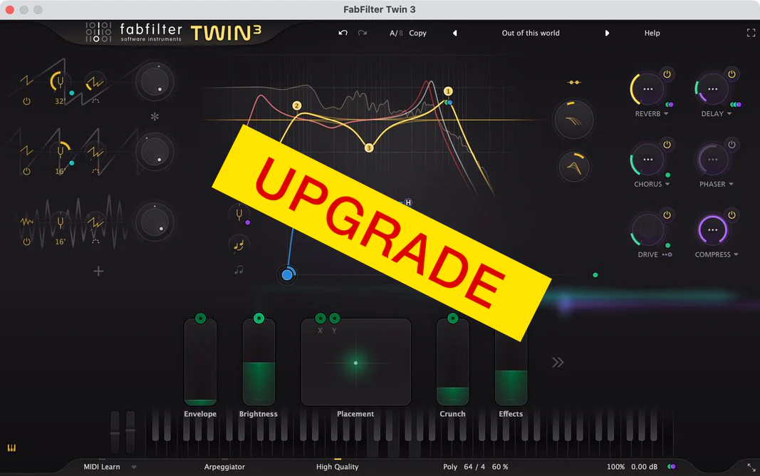 FabFilter Twin 3 Upgrade: Upgrade to FabFilter Twin 3 – Professional Audio Software & Plugin