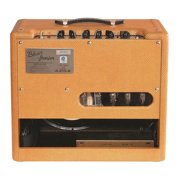 Fender Blues Junior Lacquered Tweed 15 Watt Combo Tube Guitar Amplifier - Image 2