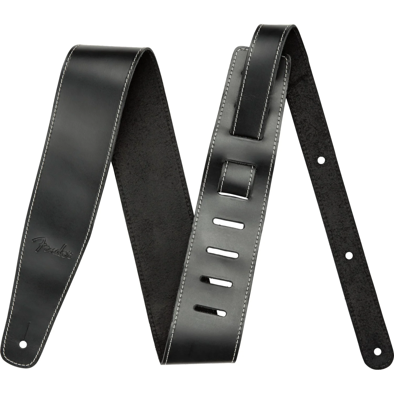 Fender 2.5 Broken In Leather Guitar Strap - Image 5