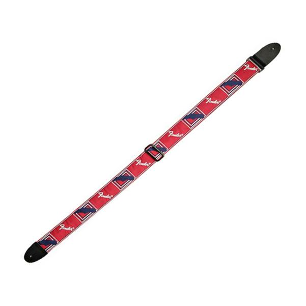 Fender 2inch Monogrammed Straps - Red/White/Blue