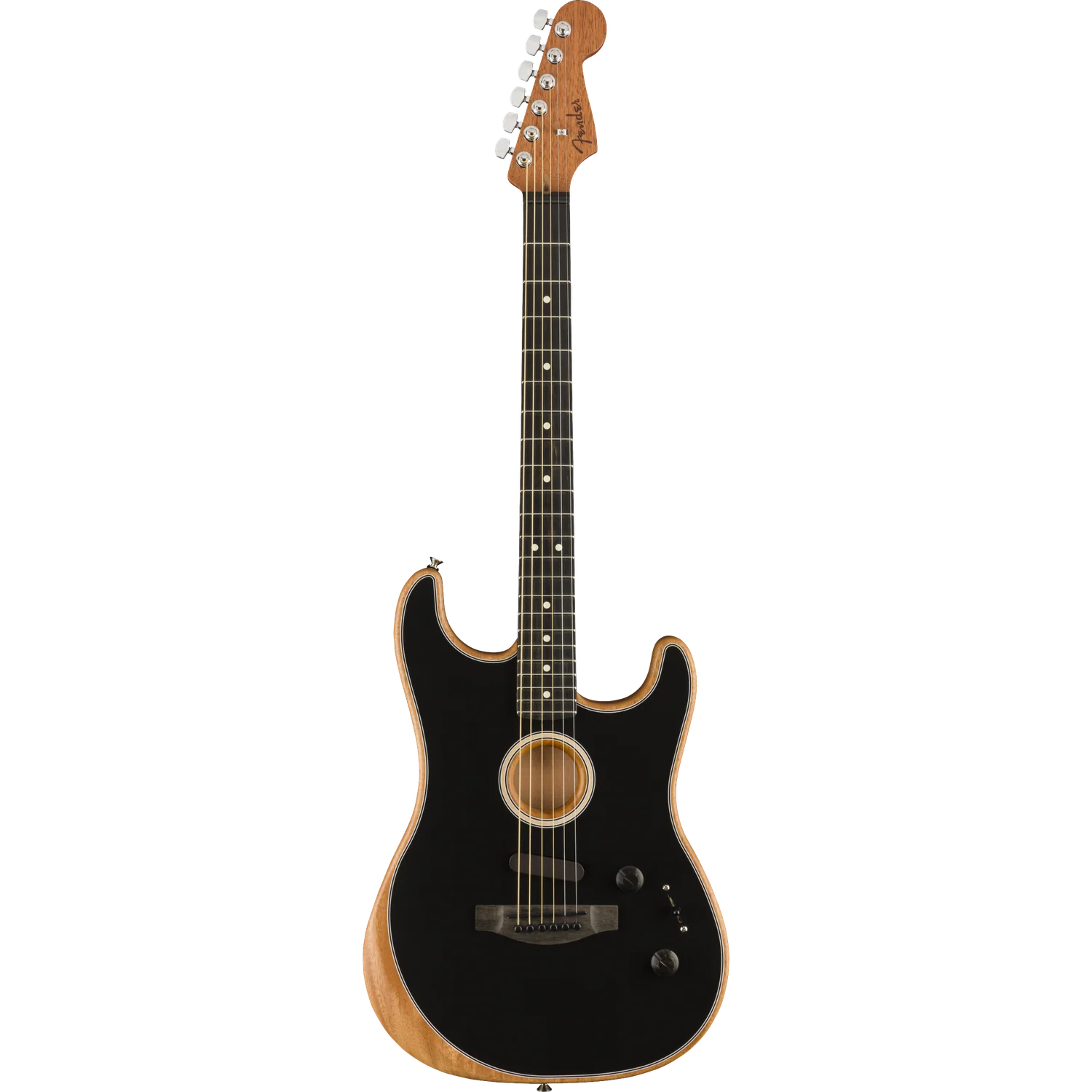 Fender Acoustasonic Stratocaster 6-Strings Electro Acoustic Guitar With Gig Bag - Image 25