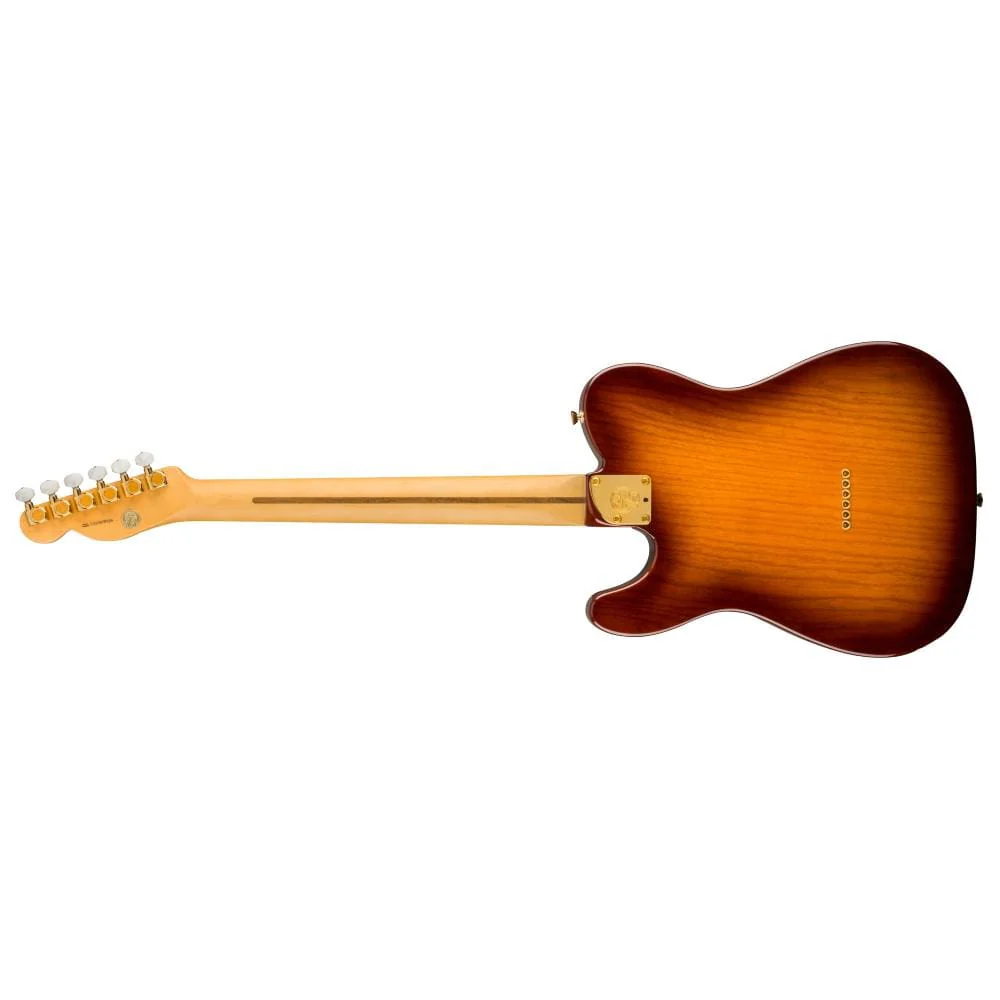 Fender American 75th Anniversary Commemorative Telecaster Electric Guitar - 2-Color Bourbon Burst - Image 3