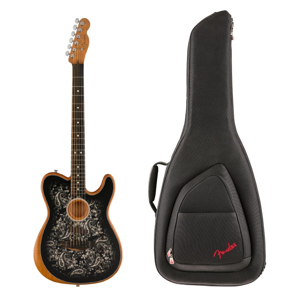 Fender American Acoustasonic Telecaster 6 String Electro Acoustic Guitar - Image 6
