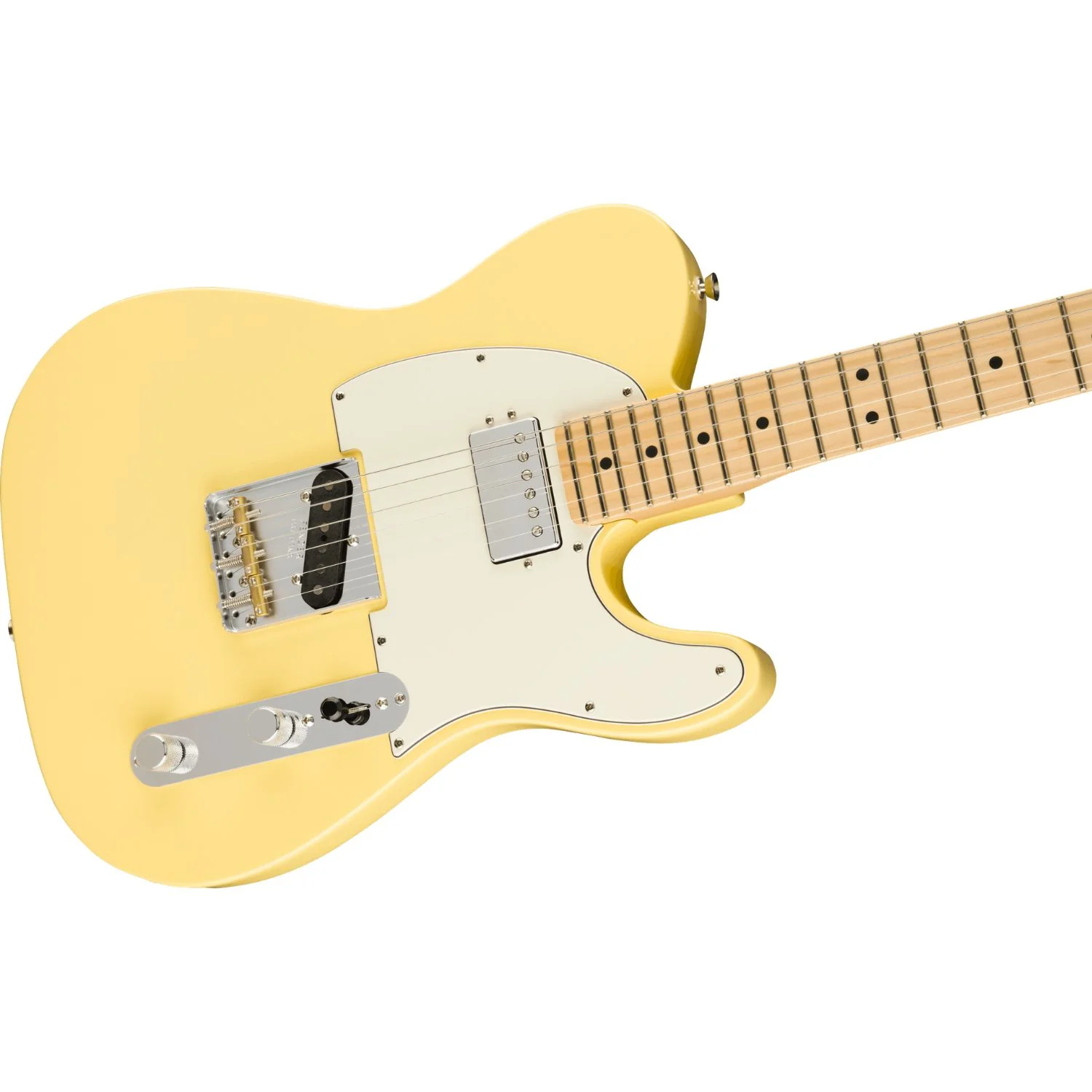 Fender American Performer Telecaster Hum Electric Guitar - Vintage White - Image 3