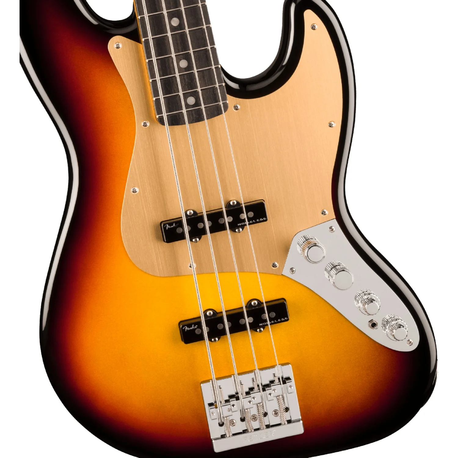 Fender American Ultra II Jazz 4 String Bass Guitar - Image 2