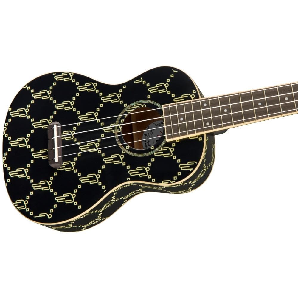 Fender Billie Eilish Signature Concert Ukulele - Black - Image 3