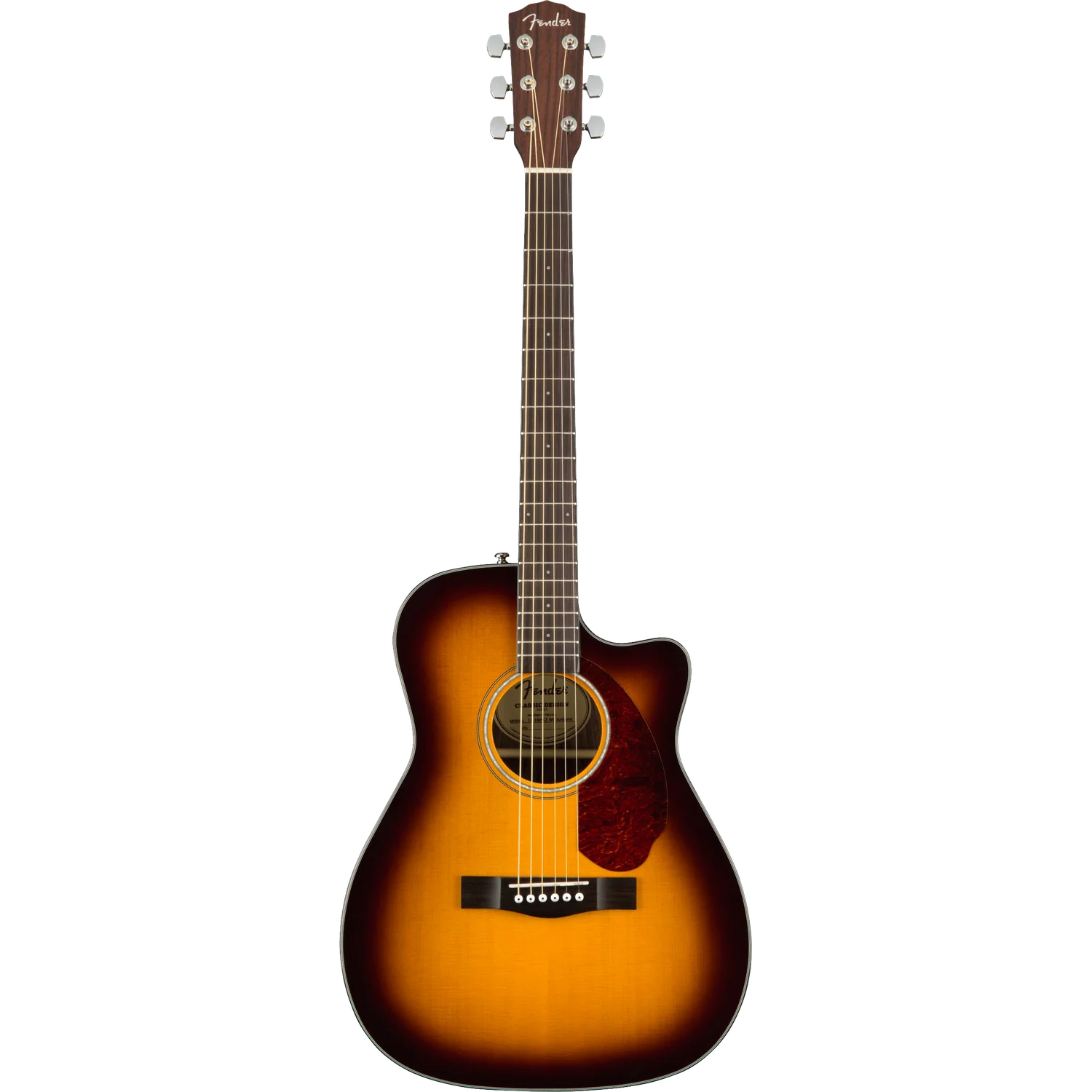 Fender CC-140SCE Concert Electro-Acoustic Guitar with Case