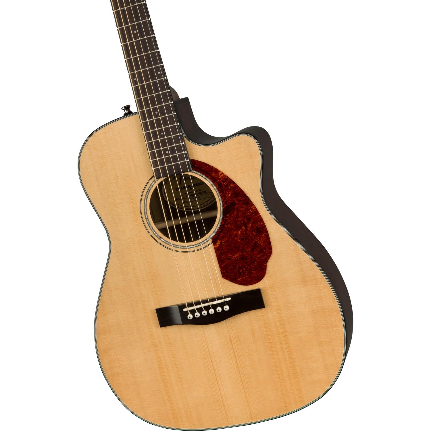Fender CC-140SCE Concert Electro-Acoustic Guitar with Case - Image 12
